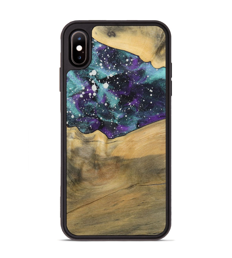 iPhone Xs Max Wood+Resin Phone Case - Jenifer (Cosmos, 722650)