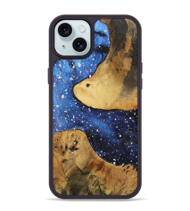 iPhone 15 Plus Wood+Resin Phone Case - Jonah (Cosmos, 722651)