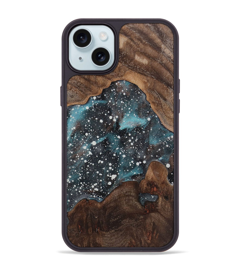 iPhone 15 Plus Wood+Resin Phone Case - Corbin (Cosmos, 722655)