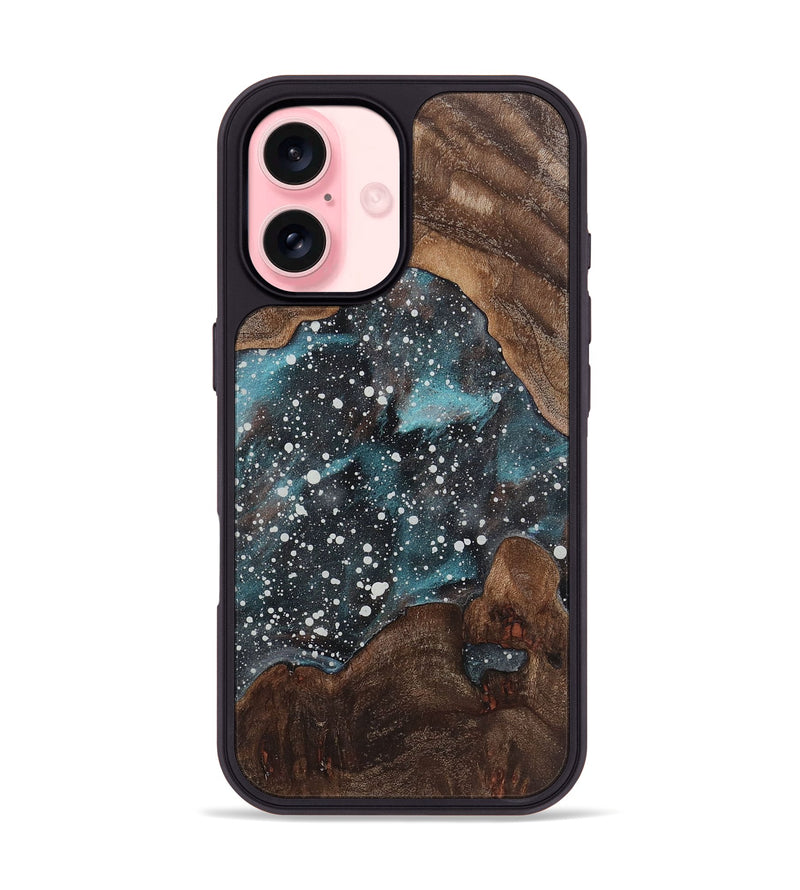 iPhone 16 Wood+Resin Phone Case - Corbin (Cosmos, 722655)