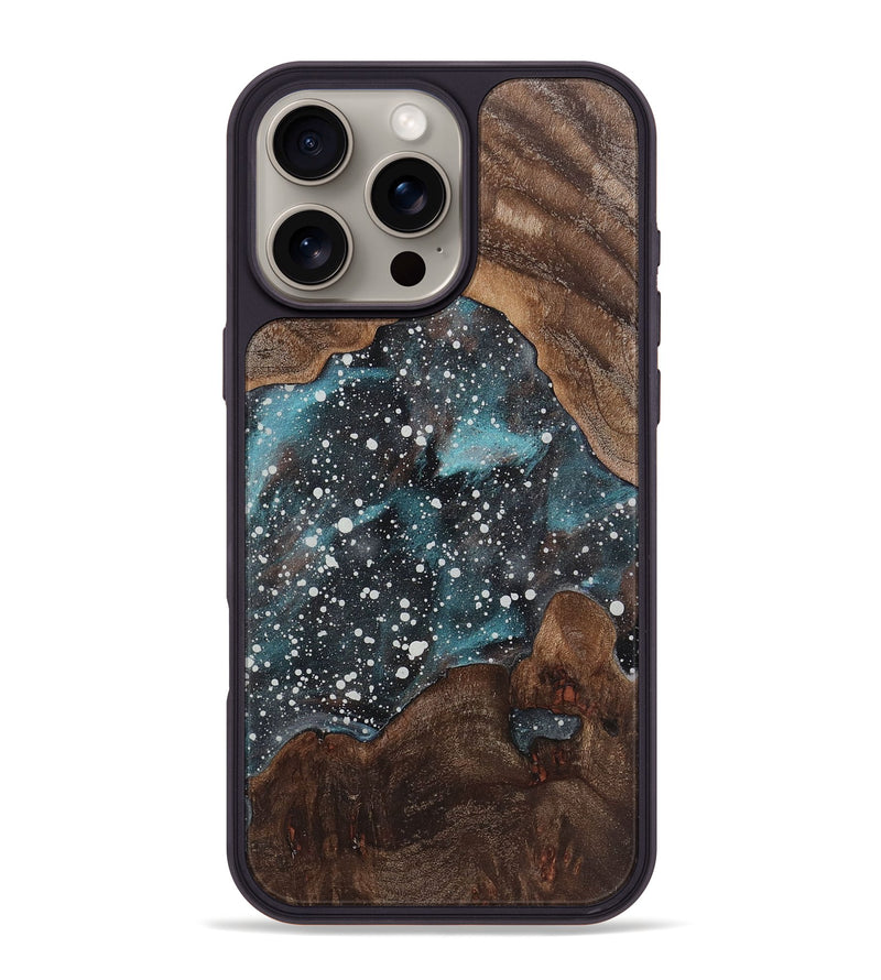 iPhone 16 Pro Max Wood+Resin Phone Case - Corbin (Cosmos, 722655)