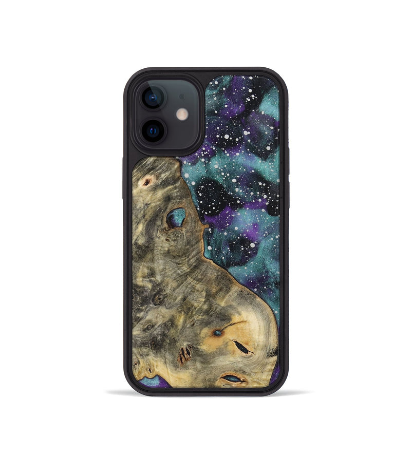 iPhone 12 mini Wood+Resin Phone Case - India (Cosmos, 722657)