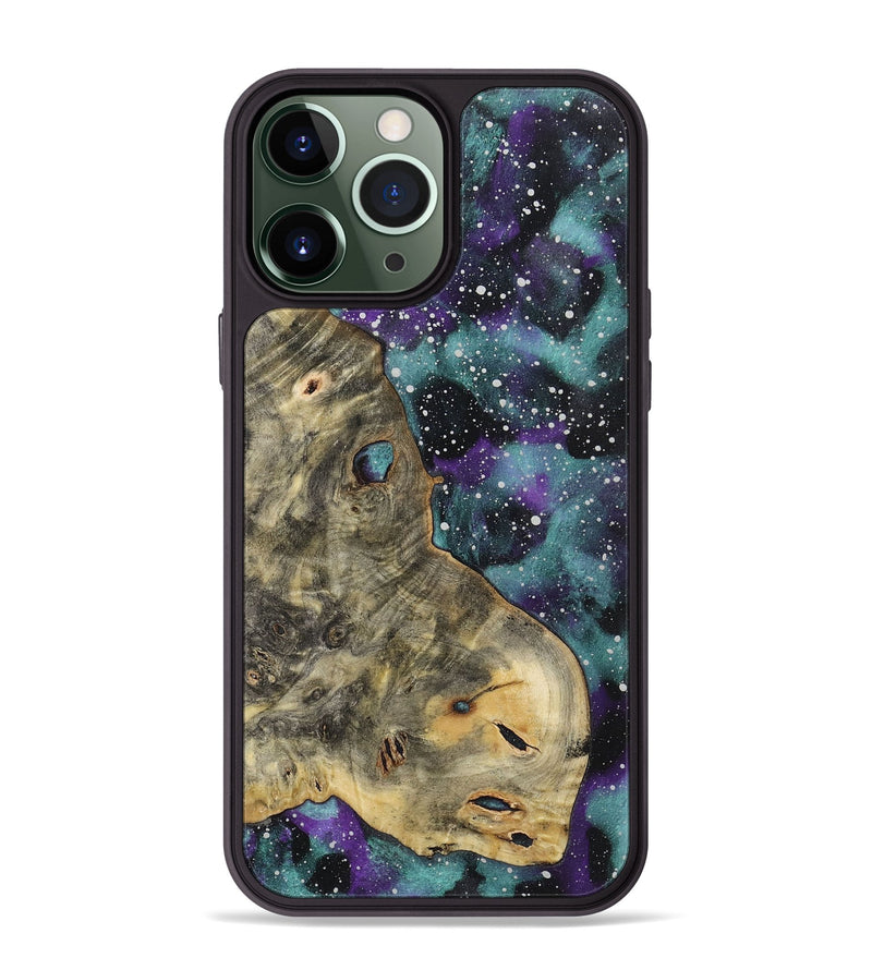 iPhone 13 Pro Max Wood+Resin Phone Case - India (Cosmos, 722657)