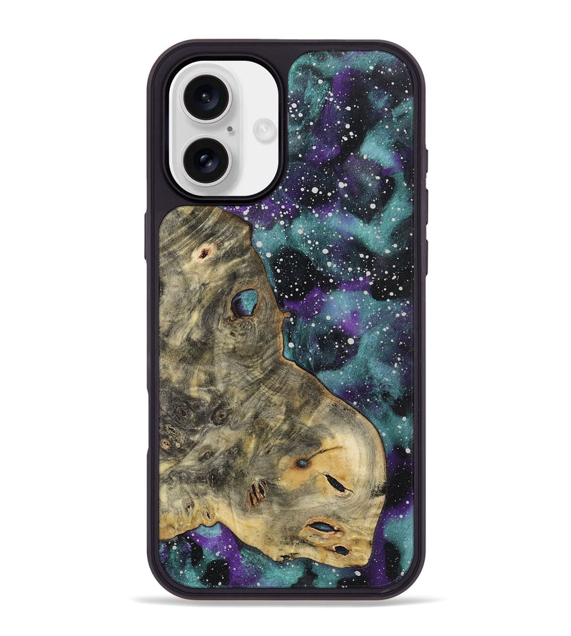 iPhone 16 Plus Wood+Resin Phone Case - India (Cosmos, 722657)