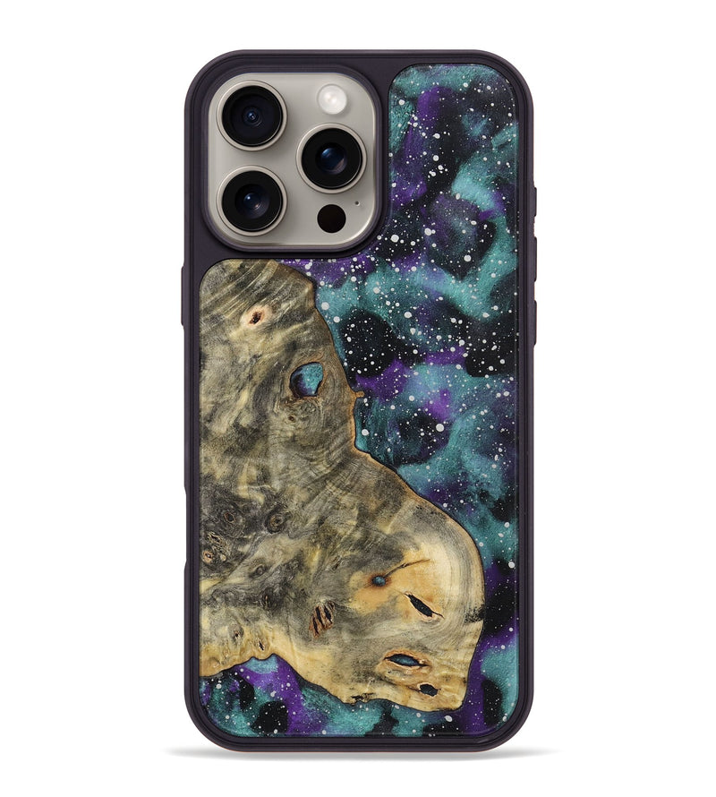 iPhone 16 Pro Max Wood+Resin Phone Case - India (Cosmos, 722657)