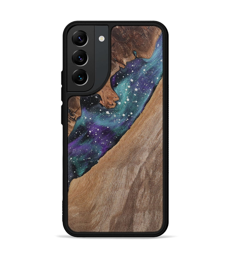 Galaxy S22 Plus Wood+Resin Phone Case - Melba (Cosmos, 722658)