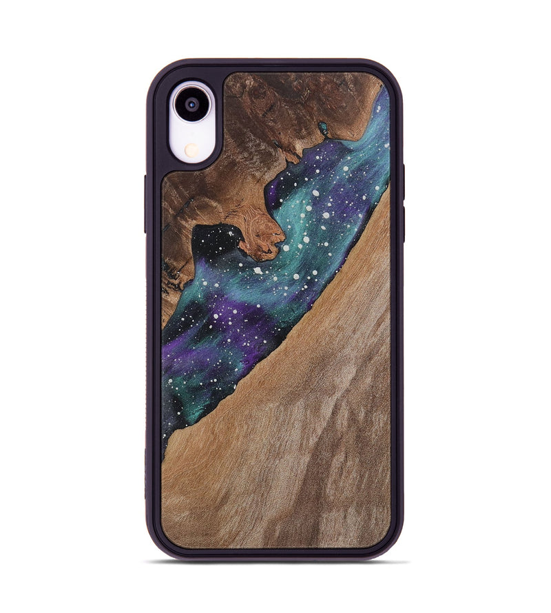 iPhone Xr Wood+Resin Phone Case - Melba (Cosmos, 722658)