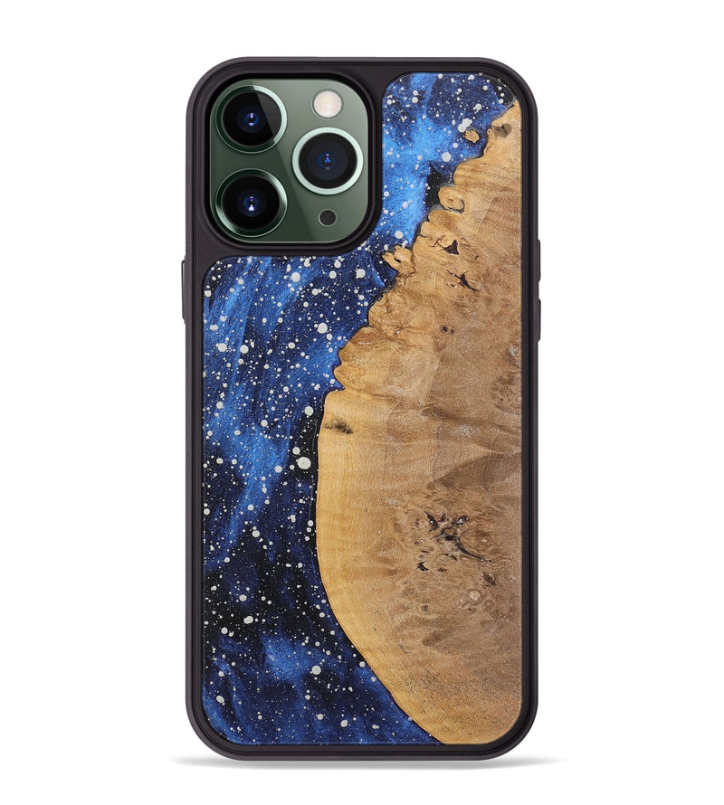 iPhone 13 Pro Max Wood+Resin Phone Case - Wyatt (Cosmos, 722659)