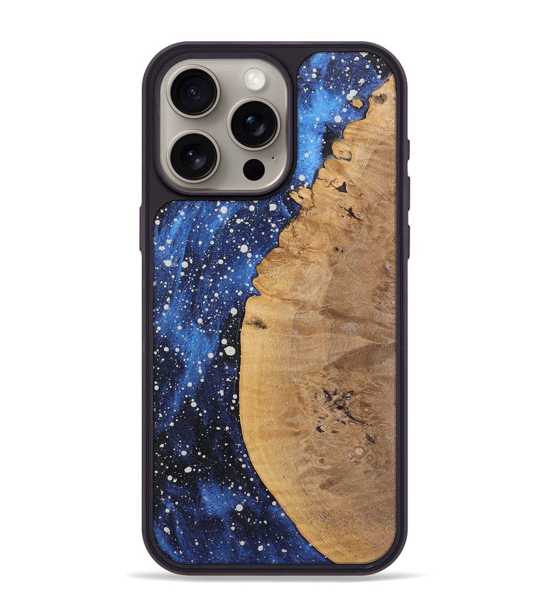 iPhone 15 Pro Max Wood+Resin Phone Case - Wyatt (Cosmos, 722659)