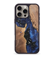 iPhone 16 Pro Max Wood+Resin Phone Case - Kenneth (Cosmos, 722660)