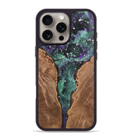 iPhone 16 Pro Max Wood+Resin Phone Case - Andrea (Cosmos, 722661)