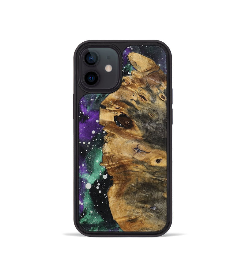 iPhone 12 mini Wood+Resin Phone Case - Hugo (Cosmos, 722662)