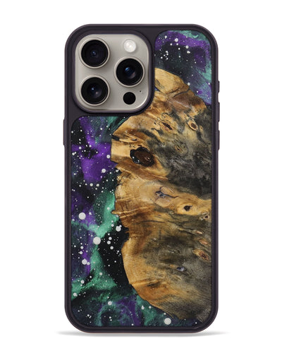 iPhone 15 Pro Max Wood+Resin Phone Case - Hugo (Cosmos, 722662)