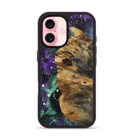 iPhone 16 Wood+Resin Phone Case - Hugo (Cosmos, 722662)