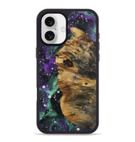 iPhone 16 Plus Wood+Resin Phone Case - Hugo (Cosmos, 722662)