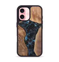 iPhone 16 Wood+Resin Phone Case - Jasmine (Cosmos, 722664)