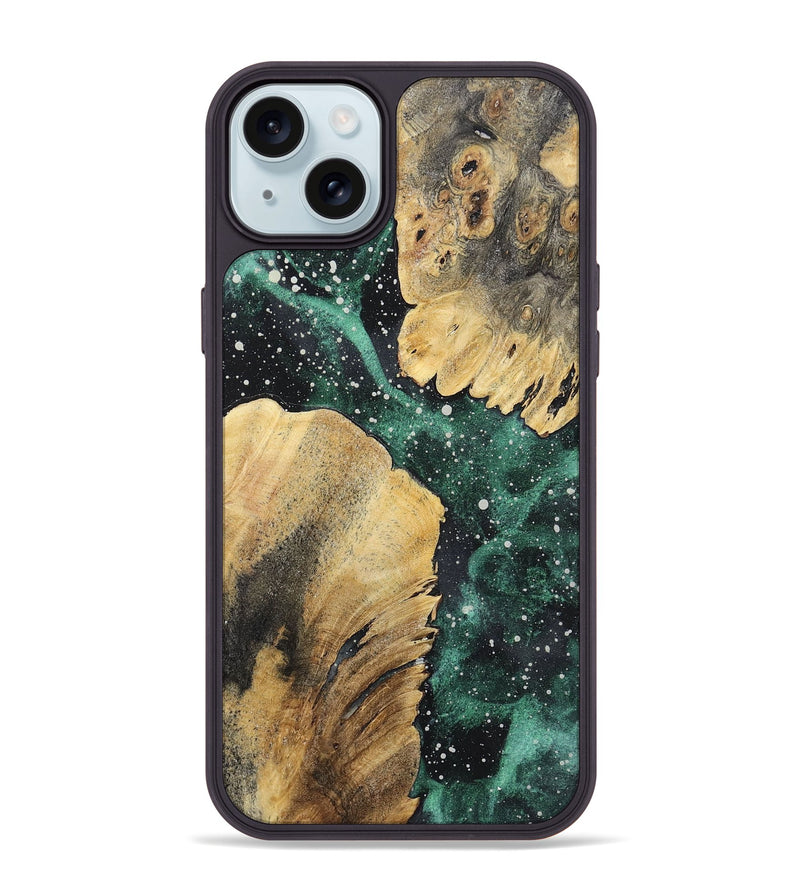 iPhone 15 Plus Wood+Resin Phone Case - Enrique (Cosmos, 722665)