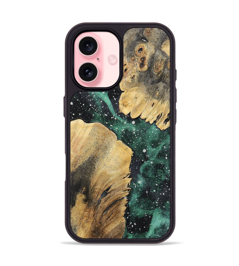 iPhone 16 Wood+Resin Phone Case - Enrique (Cosmos, 722665)