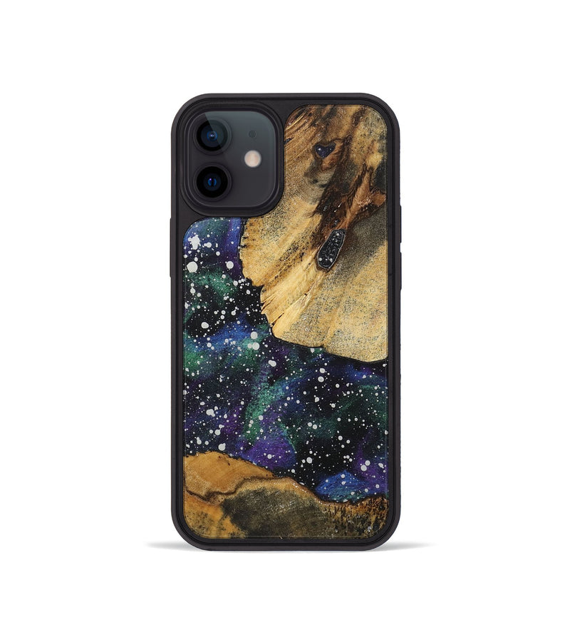 iPhone 12 mini Wood+Resin Phone Case - Demi (Cosmos, 722666)