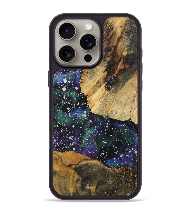 iPhone 16 Pro Max Wood+Resin Phone Case - Demi (Cosmos, 722666)