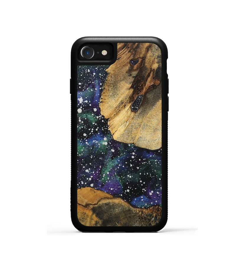 iPhone SE Wood+Resin Phone Case - Demi (Cosmos, 722666)