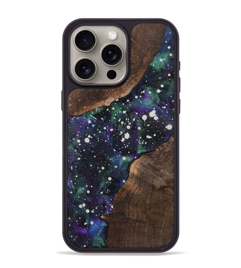 iPhone 15 Pro Max Wood+Resin Phone Case - Morgan (Cosmos, 722667)