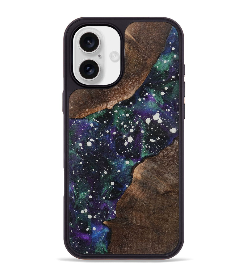 iPhone 16 Plus Wood+Resin Phone Case - Morgan (Cosmos, 722667)