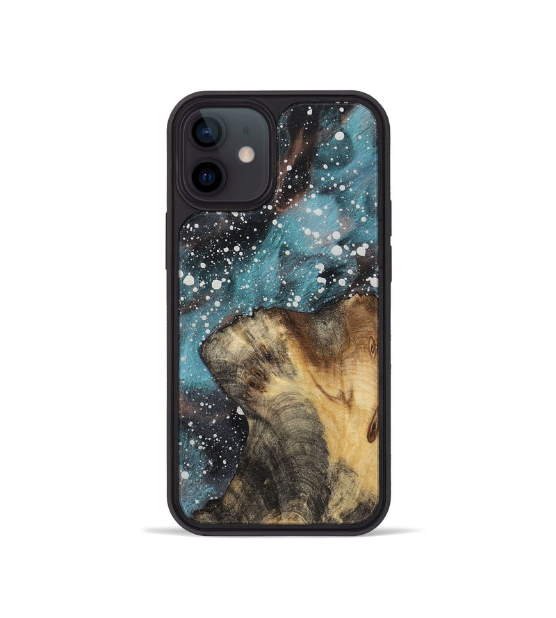 iPhone 12 mini Wood+Resin Phone Case - Cyrus (Cosmos, 722668)