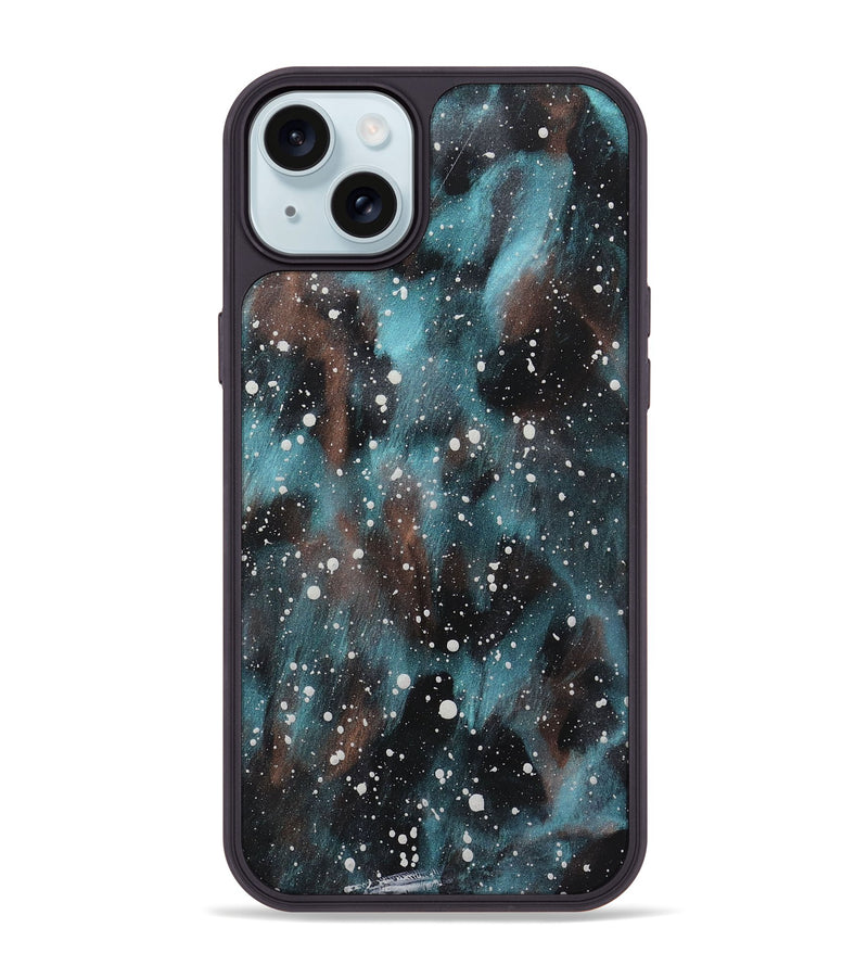 iPhone 15 Plus Wood+Resin Phone Case - Leroy (Cosmos, 722669)