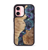 iPhone 16 Wood+Resin Phone Case - Allen (Cosmos, 722670)