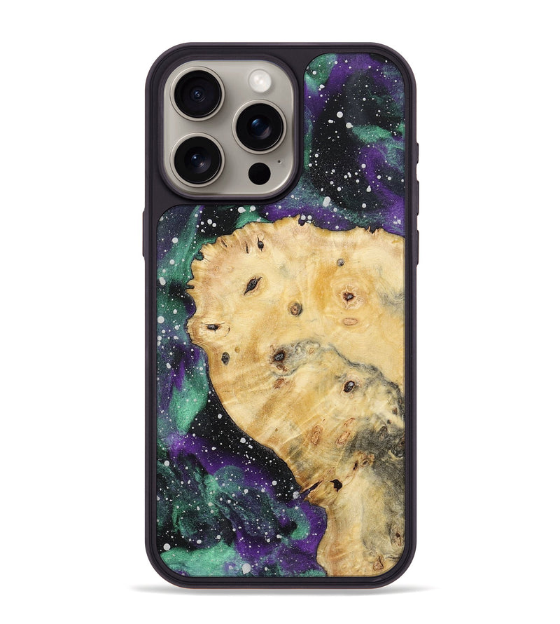 iPhone 15 Pro Max Wood+Resin Phone Case - Kelli (Cosmos, 722672)