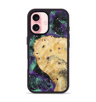 iPhone 16 Wood+Resin Phone Case - Kelli (Cosmos, 722672)