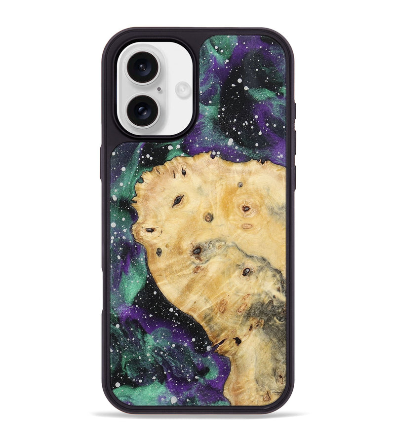 iPhone 16 Plus Wood+Resin Phone Case - Kelli (Cosmos, 722672)