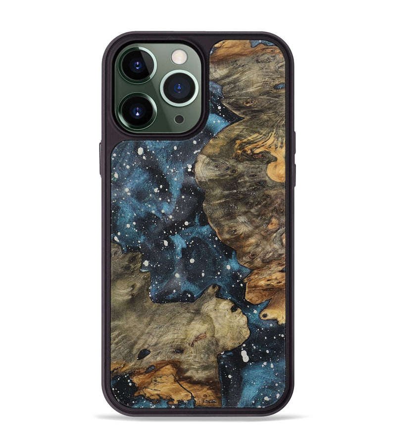 iPhone 13 Pro Max Wood+Resin Phone Case - Fatima (Cosmos, 722675)