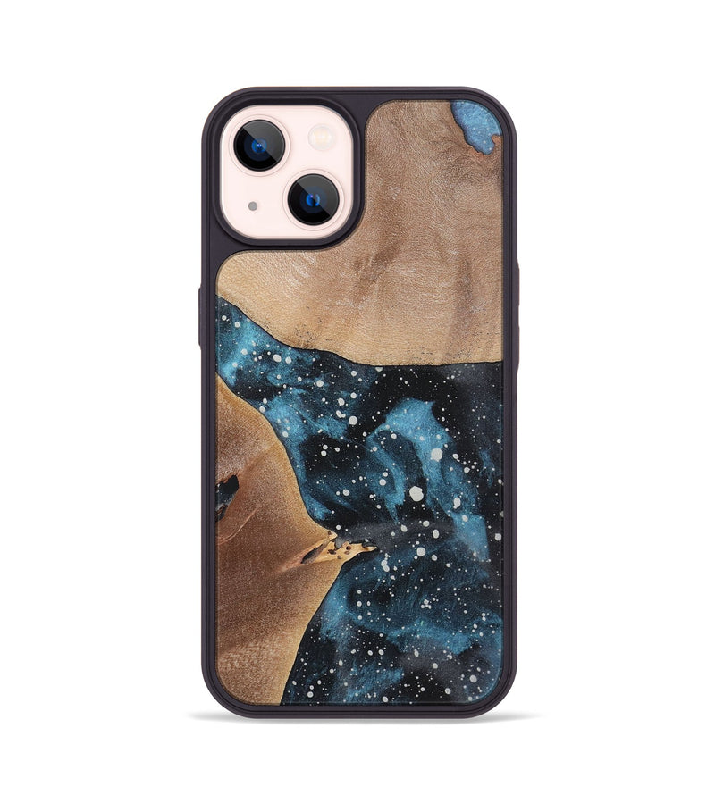 iPhone 14 Wood+Resin Phone Case - Nyla (Cosmos, 722676)