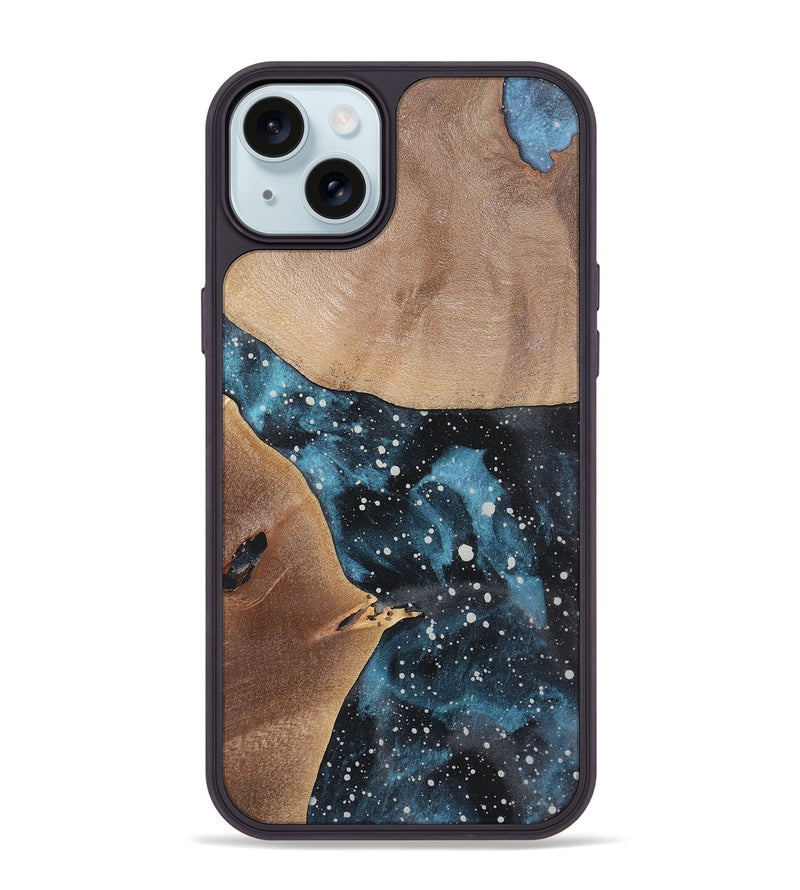 iPhone 15 Plus Wood+Resin Phone Case - Nyla (Cosmos, 722676)