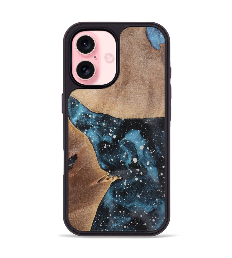 iPhone 16 Wood+Resin Phone Case - Nyla (Cosmos, 722676)