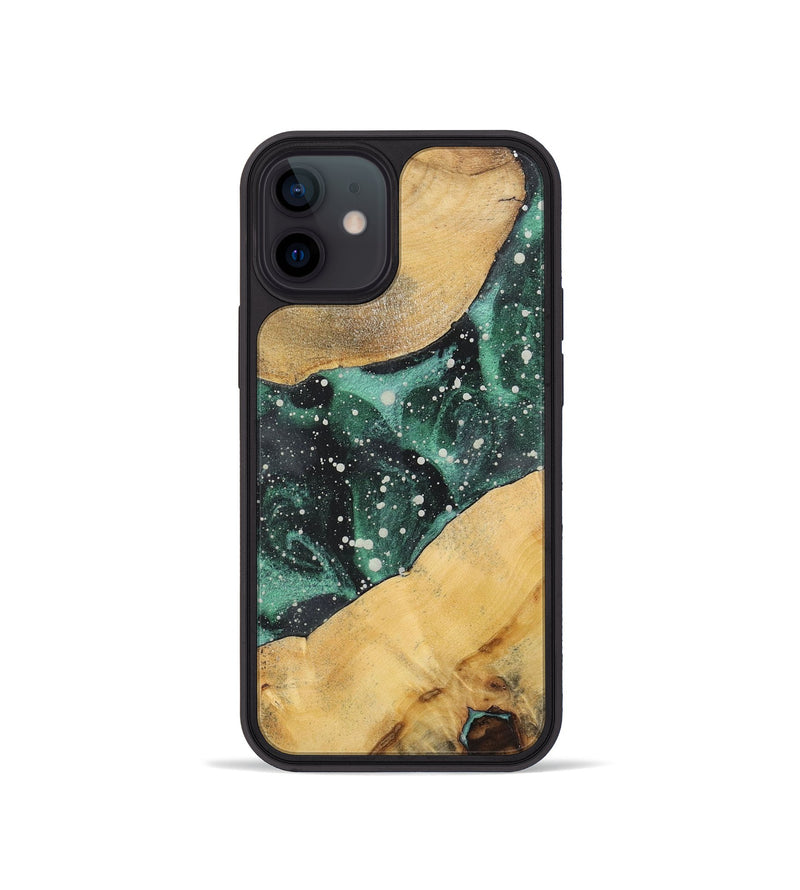 iPhone 12 mini Wood+Resin Phone Case - Frankie (Cosmos, 722677)