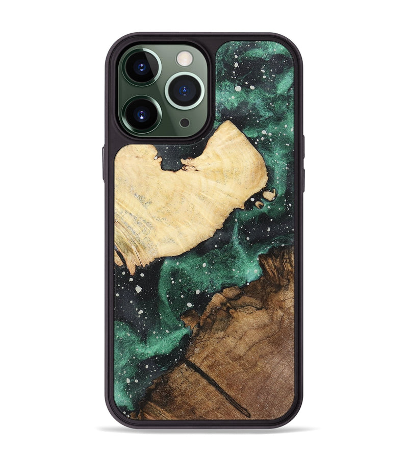 iPhone 13 Pro Max Wood+Resin Phone Case - Jewel (Cosmos, 722678)