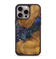 iPhone 15 Pro Max Wood+Resin Phone Case - Stuart (Cosmos, 722680)