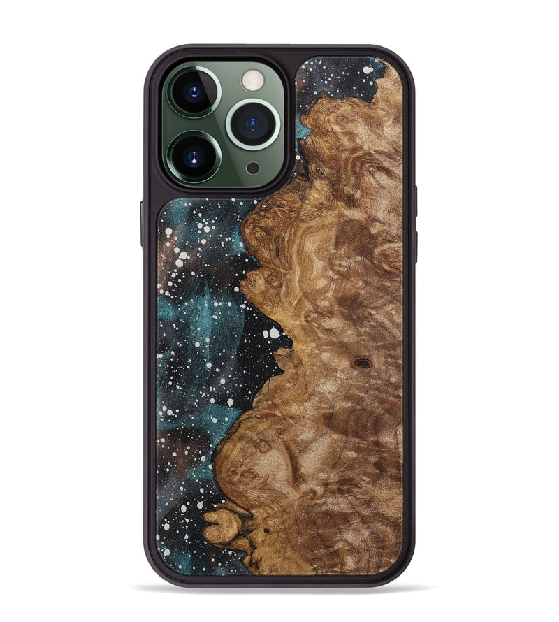 iPhone 13 Pro Max Wood+Resin Phone Case - Cassie (Cosmos, 722682)