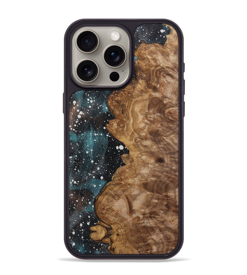 iPhone 15 Pro Max Wood+Resin Phone Case - Cassie (Cosmos, 722682)