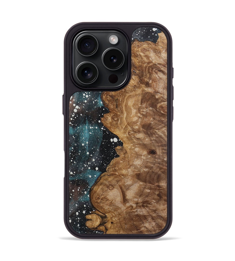 iPhone 16 Pro Wood+Resin Phone Case - Cassie (Cosmos, 722682)