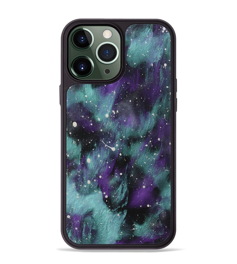 iPhone 13 Pro Max Wood+Resin Phone Case - Adeline (Cosmos, 722685)