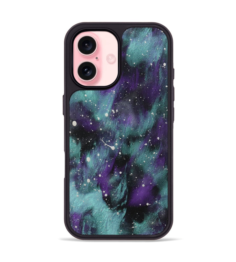 iPhone 16 Wood+Resin Phone Case - Adeline (Cosmos, 722685)