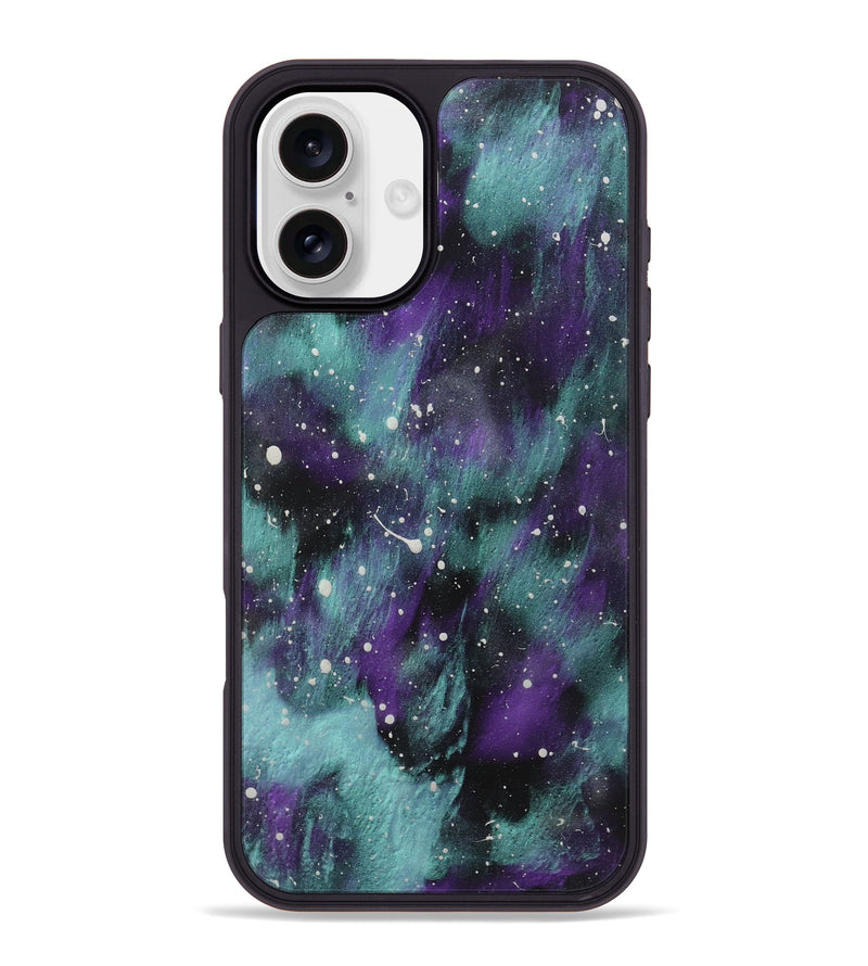 iPhone 16 Plus Wood+Resin Phone Case - Adeline (Cosmos, 722685)