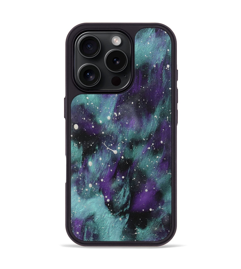 iPhone 16 Pro Wood+Resin Phone Case - Adeline (Cosmos, 722685)