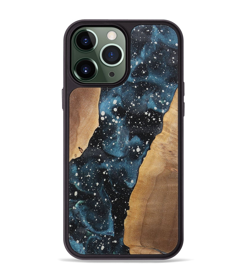 iPhone 13 Pro Max Wood+Resin Phone Case - Fredrick (Cosmos, 722688)