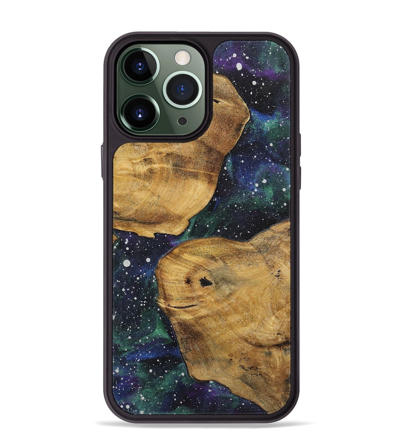 iPhone 13 Pro Max Wood+Resin Phone Case - Glen (Cosmos, 722690)