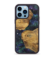 iPhone 14 Pro Max Wood+Resin Phone Case - Glen (Cosmos, 722690)